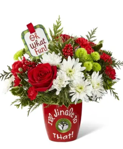 I'll Jingle To That Holiday Bouquet 