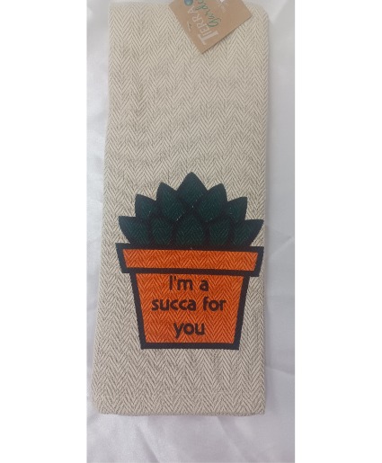 I'm A Succa For You Tea Towel