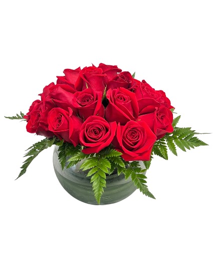 Imani Red Red Rose Arrangement