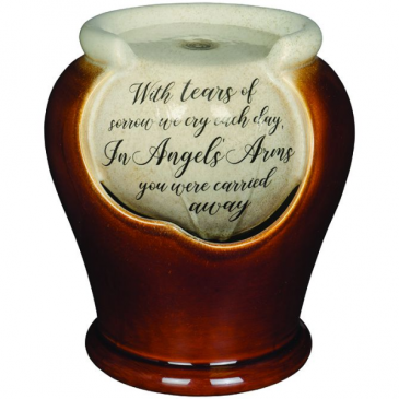 In Angel Arm's Fountain Urn