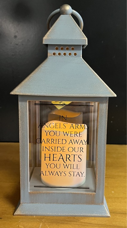 In Angels' Arms Memorial Lantern