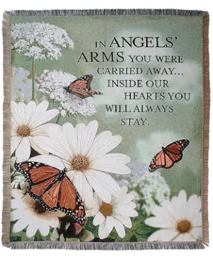 In Angels' Arms Woven Tapestry Gift