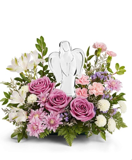 In Heaven's Arms Bouquet Sympathy Arrangement