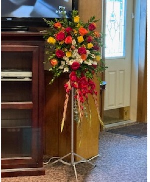 In his memory Funeral Spray