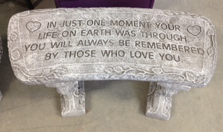In Just One Moment Bench