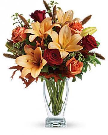 Elegant lilies and roses 