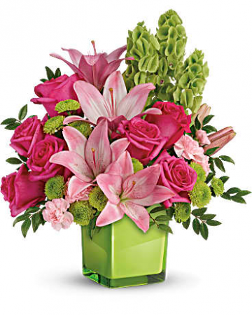 In Love with Lime Fresh Arrangement
