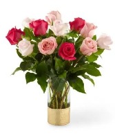  In Love with Pink Rose Arrangement  