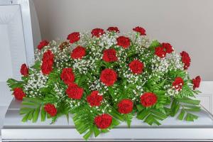 Loving Memories Casket Spray in Bowman, SC | Seven Flowers Florist Loving Memories Casket Spray in Bowman, SC | Seven Flowers Florist