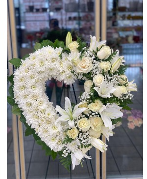 In Loving Memory Heart Wreath 