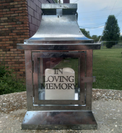 In loving memory keepsake lantern  