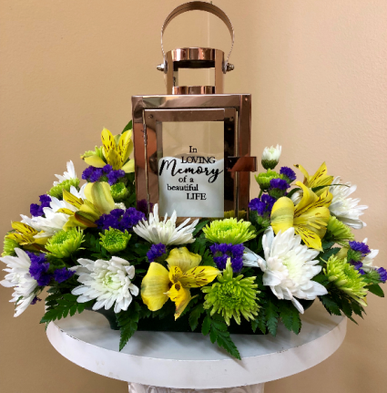 In Loving Memory Lantern Two Gifts In One