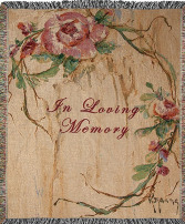 In Loving Memory Memorial Throw Gift Items