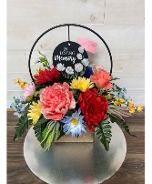 In Loving Memory  Silk Arrangement 