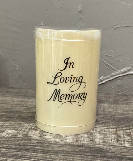 In Loving Memory Solar Candle