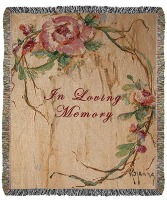 In Loving Memory Tapestry Throw