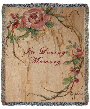 In Loving Memory Tapestry Throw