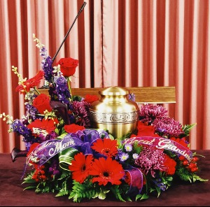 In Loving Memory  Urn Wreath FD-118
