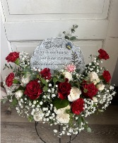In Memory of Dad or Mom Fresh Memorial Arrangement