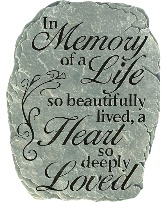 In Memory of Life Stone Memory Stone