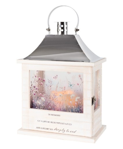 In Memory Wooden Lantern  