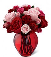 In My Heart Posy Style Vase Arrangement