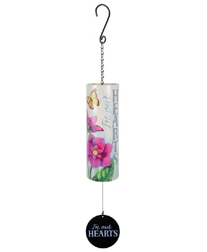 In Our Hearts Cylinder Chime Wind Chime