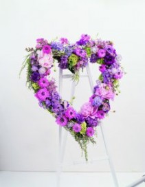 In Our Hearts  Heart Wreath