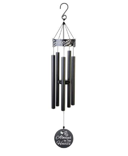 In Our Hearts Lazer Cut Wind Chime