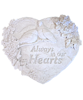 In our hearts memorial stone 
