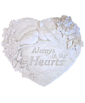 In our hearts memorial stone 