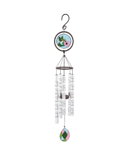 In Our Hearts Wind Chime Gift Item