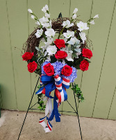 In Remembrance  Silk Wreath