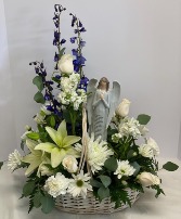 In the Arms of the Angels Basket Arrangement