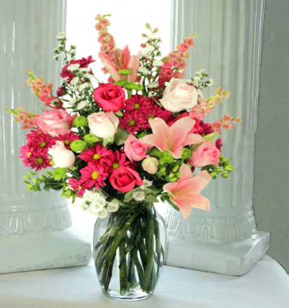 In the Pink Vase Arrangement