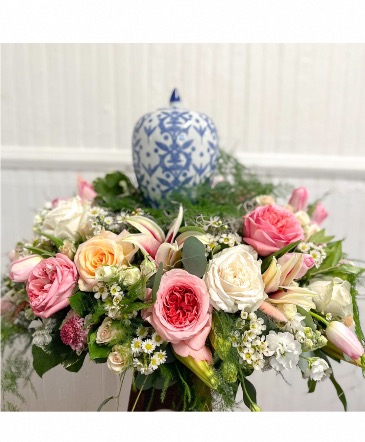 In the Sweet By and By Sympathy Urn Arrangement in Bay Saint Louis, MS | The French Potager