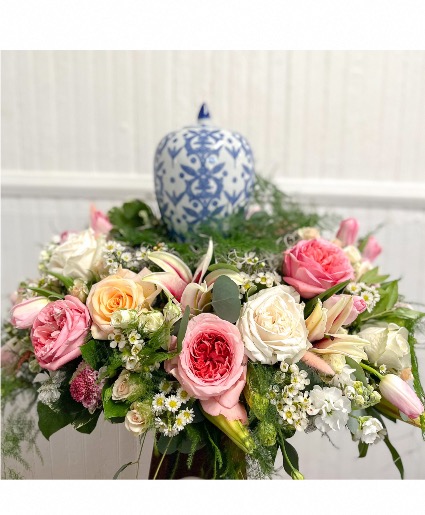 In the Sweet By and By Sympathy Urn Arrangement