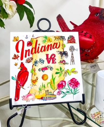 Indiana Ceramic Trivet  in Anderson, IN | The Gift Box