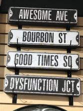 Indoor Street Signs 