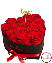 Infinite Love 18 Long-lasting Rose Arragement