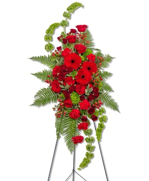 Infinite Love Standing Spray Sympathy Arrangement