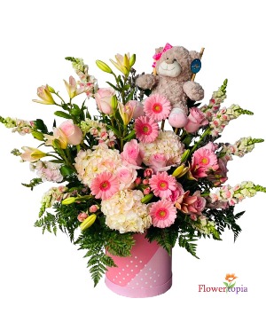 Infinitive Love New Baby Girl Arrangement
