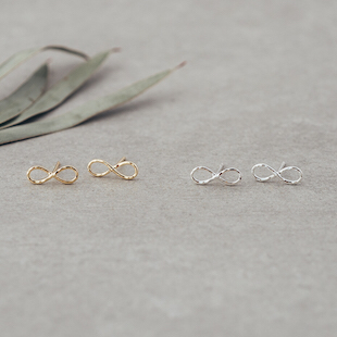 Infinity Studs Glee Jewelry
