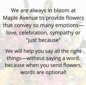 Info in Warsaw, IN | Maple Avenue Flowers Info in Warsaw, IN | Maple Avenue Flowers