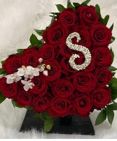 Initial Love Bouquet 