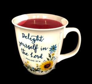 Inspirational Candle Mug Fruit of the Spirit
