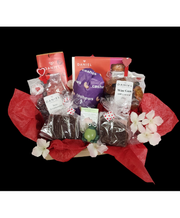 Inspire Sweets and treats Basket Gift Basket in Invermere, BC | INSPIRE FLORAL BOUTIQUE
