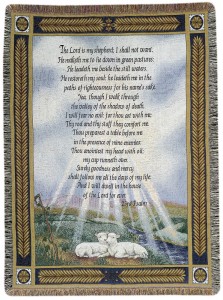 23 Psalm Throw Sympathy gift item