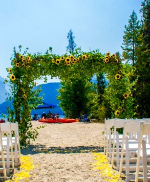 Into The Light Floral Arch