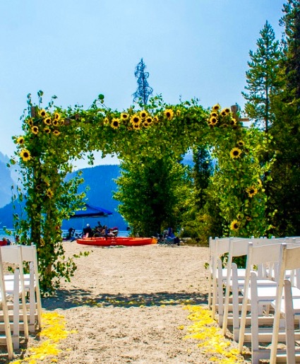 Into The Light Floral Arch